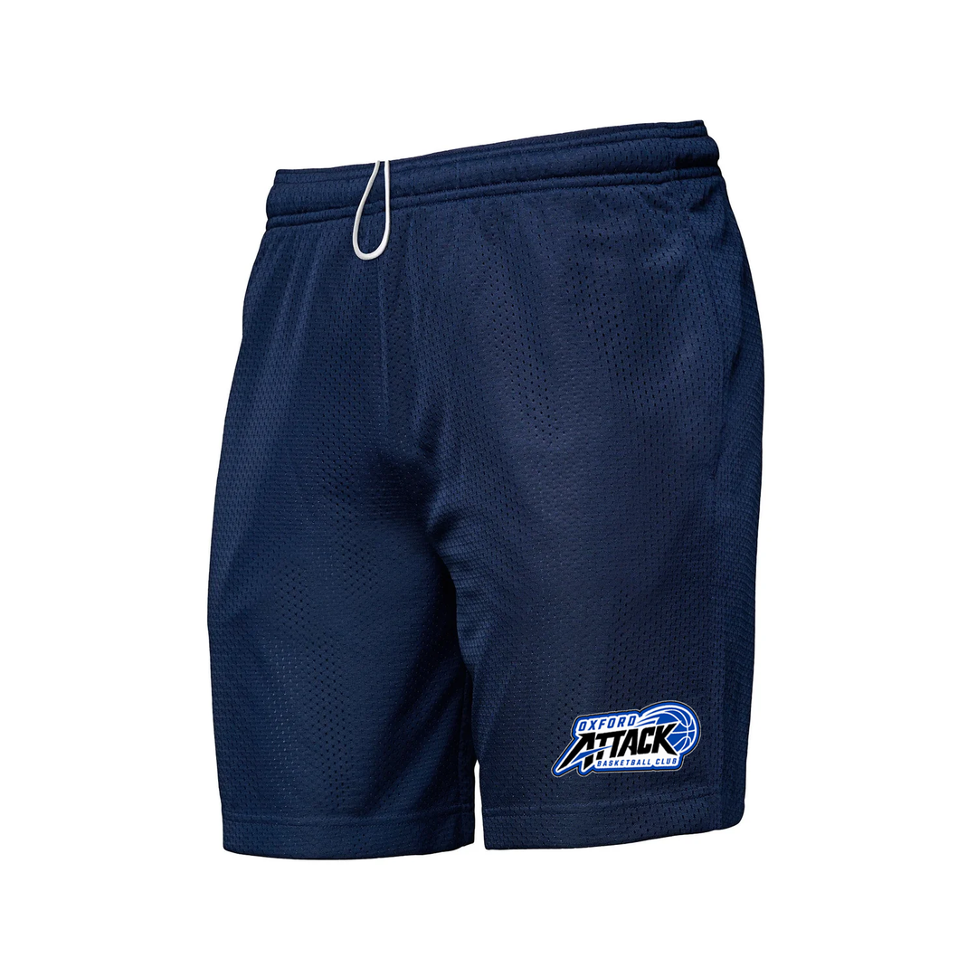 OXFORD ATTACK EMBLEM ATHLETIC MESH SHORTS (UNISEX)