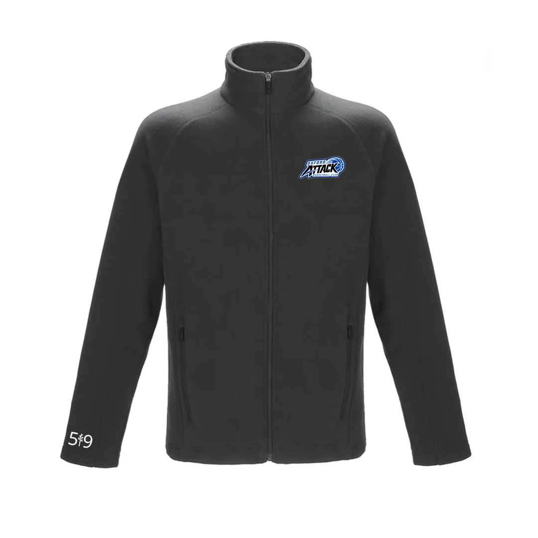 OXFORD ATTACK EMBROIDERED MICROFLEECE JACKET (MENS)