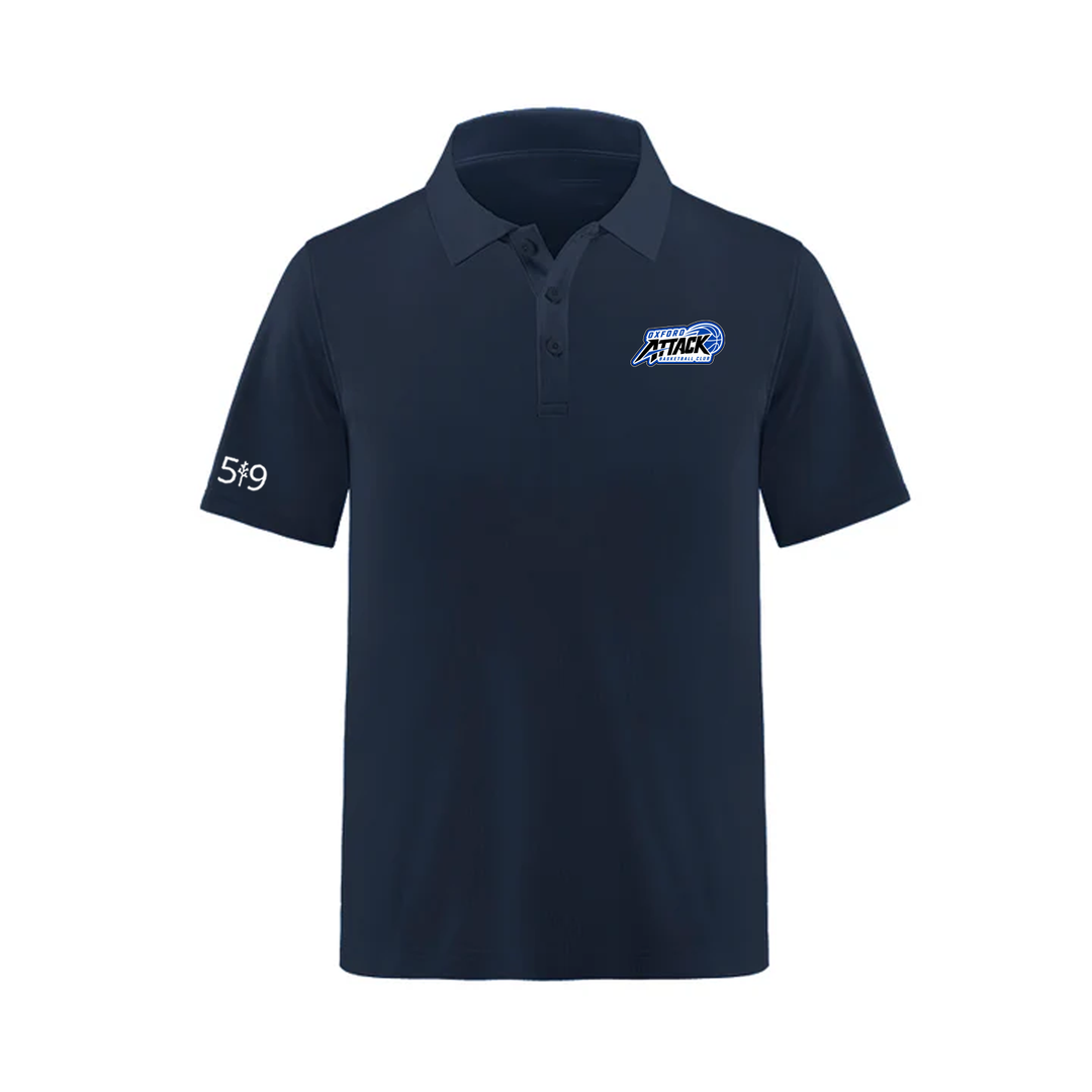 OXFORD ATTACK EMBROIDERED PIQUE POLO (MENS)