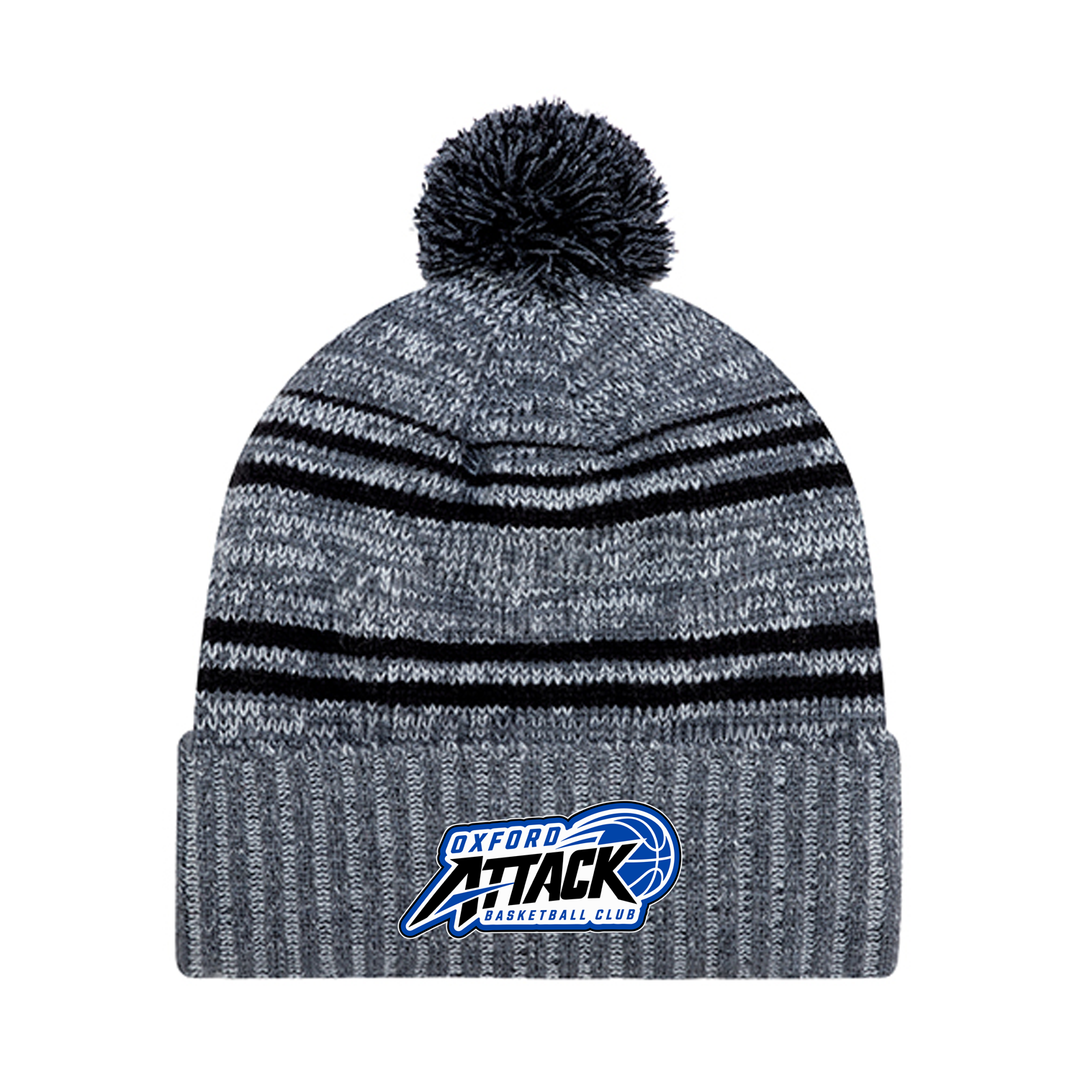 OXFORD ATTACK EMBROIDERED POM-POM TOQUE