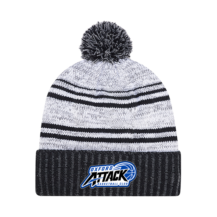 OXFORD ATTACK EMBROIDERED POM-POM TOQUE