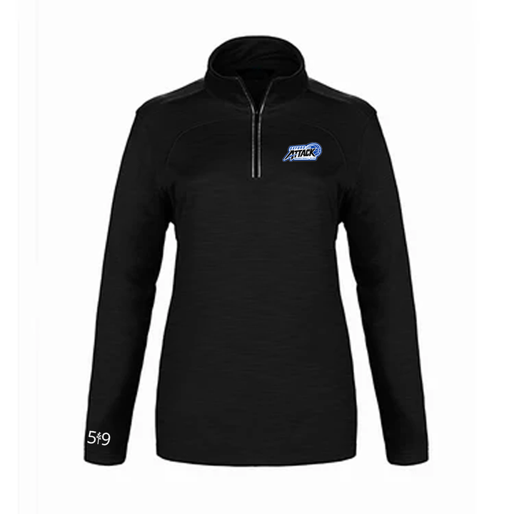 OXFORD ATTACK EMBROIDERED PREMIUM ATHLETIC 1/4 ZIP (WOMENS)