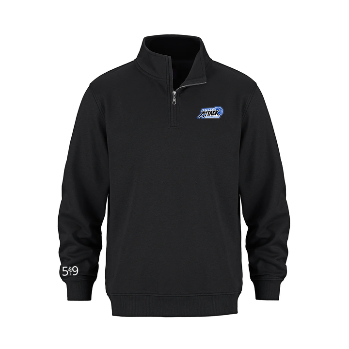 OXFORD ATTACK EMBROIDERED 1/4 ZIP (UNISEX)