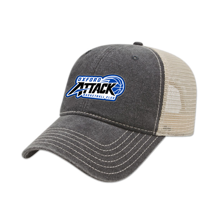 OXFORD ATTACK EMBROIDERED VINTAGE TRUCKER CAP