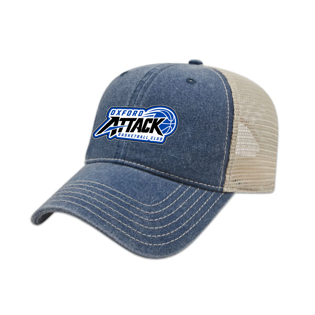OXFORD ATTACK EMBROIDERED VINTAGE TRUCKER CAP