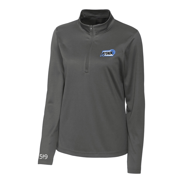 OXFORD ATTACK EMBLEM ATHLETIC 1/4 ZIP (WOMENS)