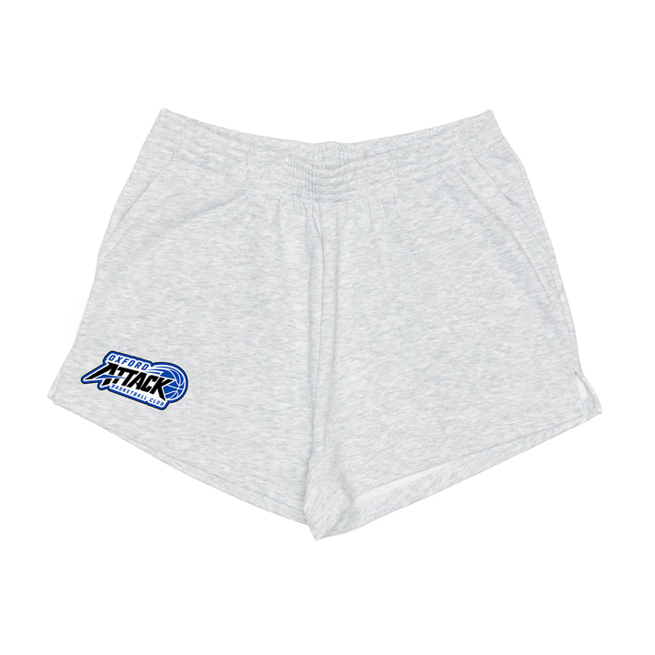 OXFORD ATTACK EMBROIDERED SWEAT SHORTS (WOMENS)