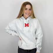 MEDWAY COWBOYS EMBROIDERED "M" HOODIE (UNISEX)