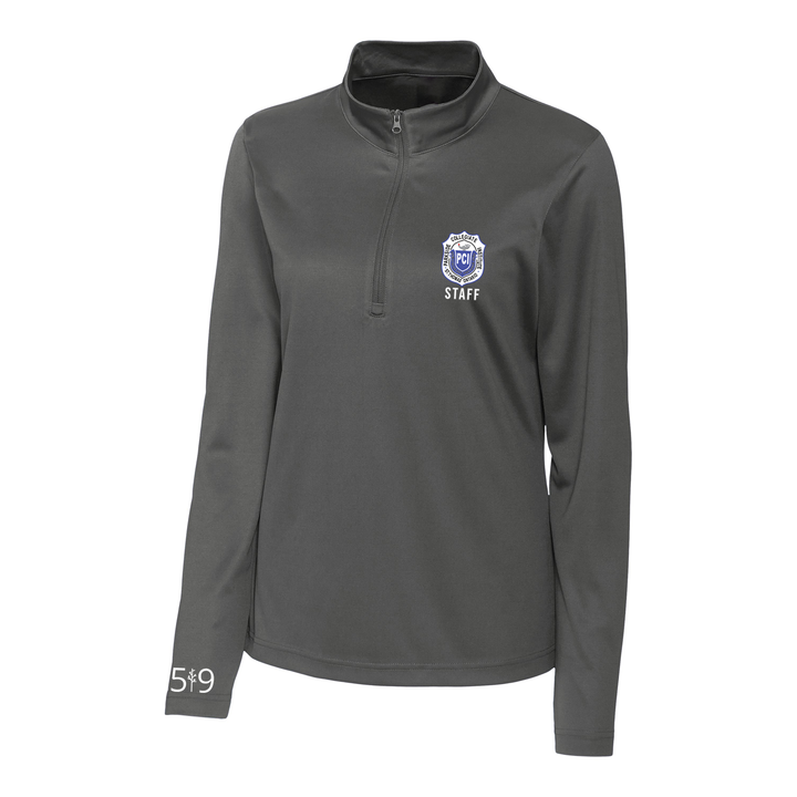 PARKSIDE STAFF CREST ATHLETIC 1/4 ZIP (WOMENS)