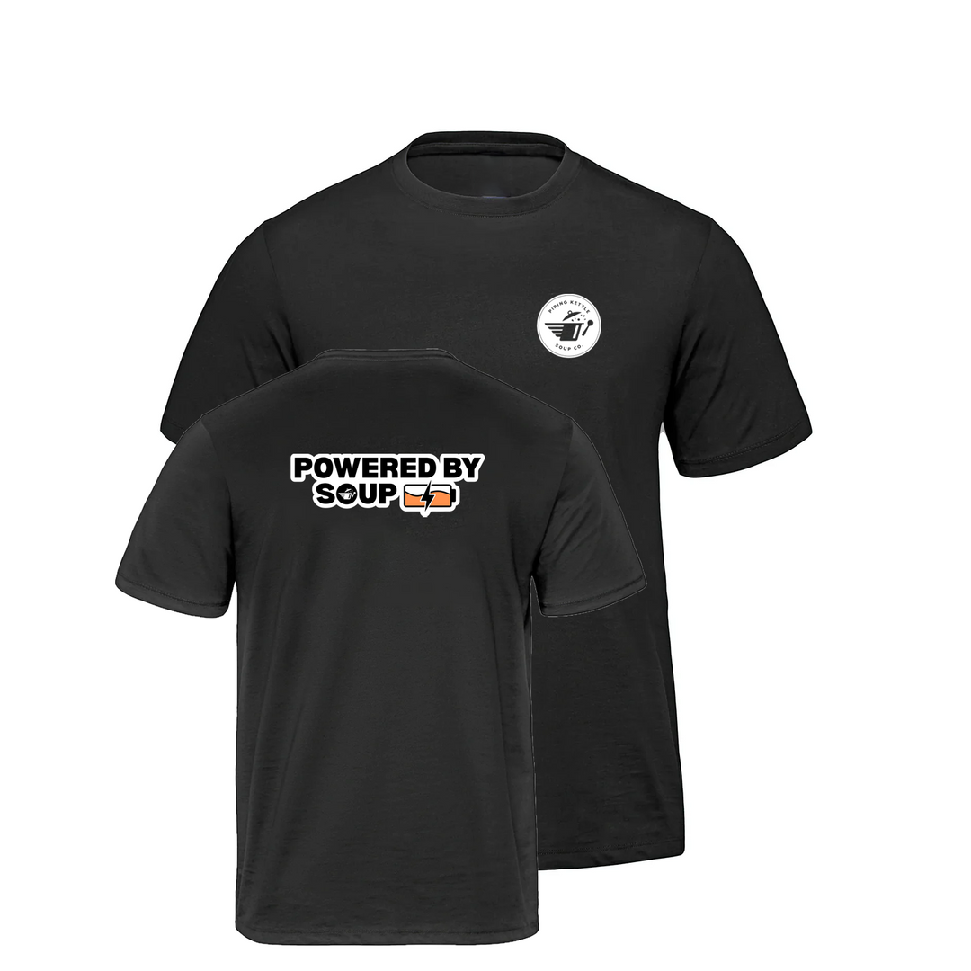 POWERED BY SOUP PREMIUM TEE (MENS)