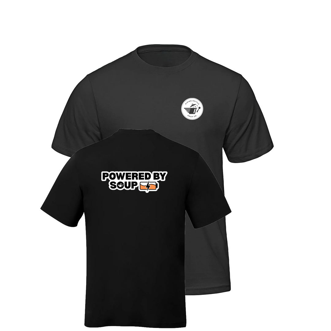 POWERED BY SOUP TEE (MENS)