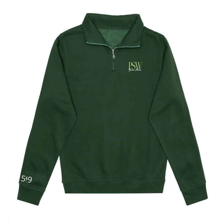 PSW EMBROIDERED 1/4 ZIP (UNISEX)