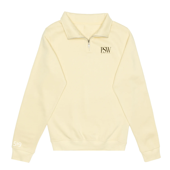 PSW EMBROIDERED 1/4 ZIP (UNISEX)