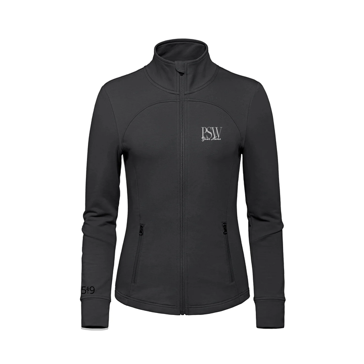 PSW EMBROIDERED FRENCH TERRY ZIP-UP (WOMENS)