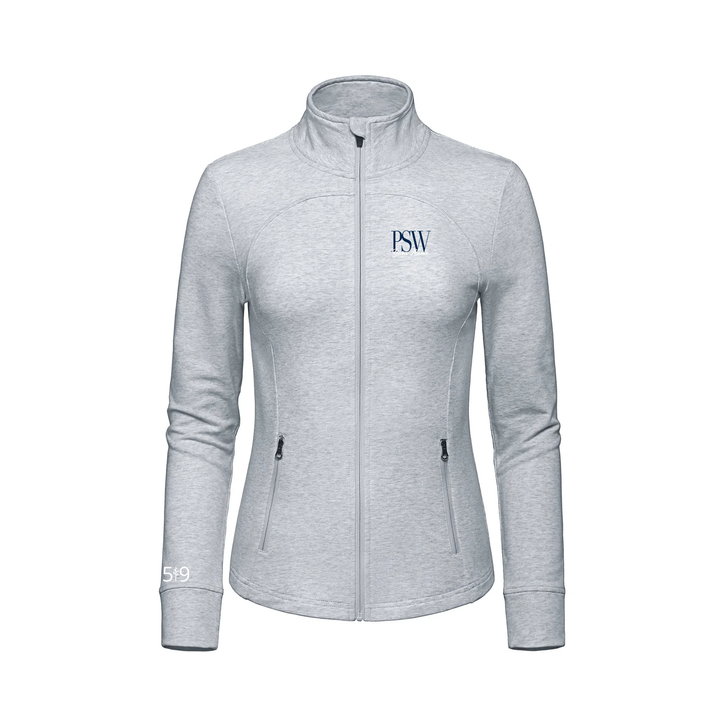 PSW EMBROIDERED FRENCH TERRY ZIP-UP (WOMENS)