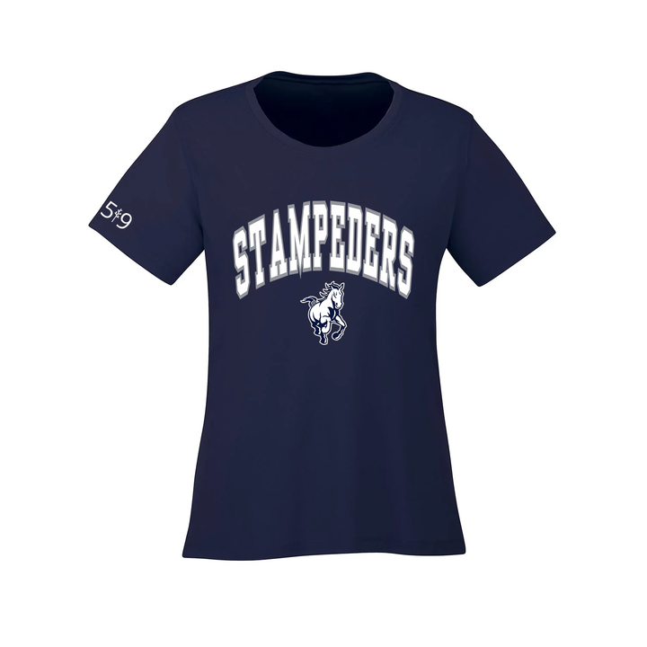STAMPEDERS VARSITY ATHLETIC TEE (WOMENS)