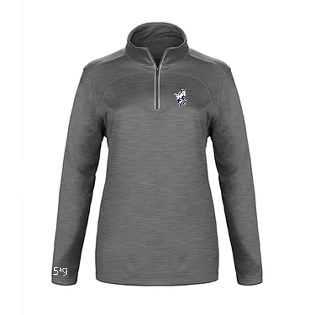 PARKSIDE EMBROIDERED PREMIUM ATHLETIC 1/4 ZIP (WOMENS)