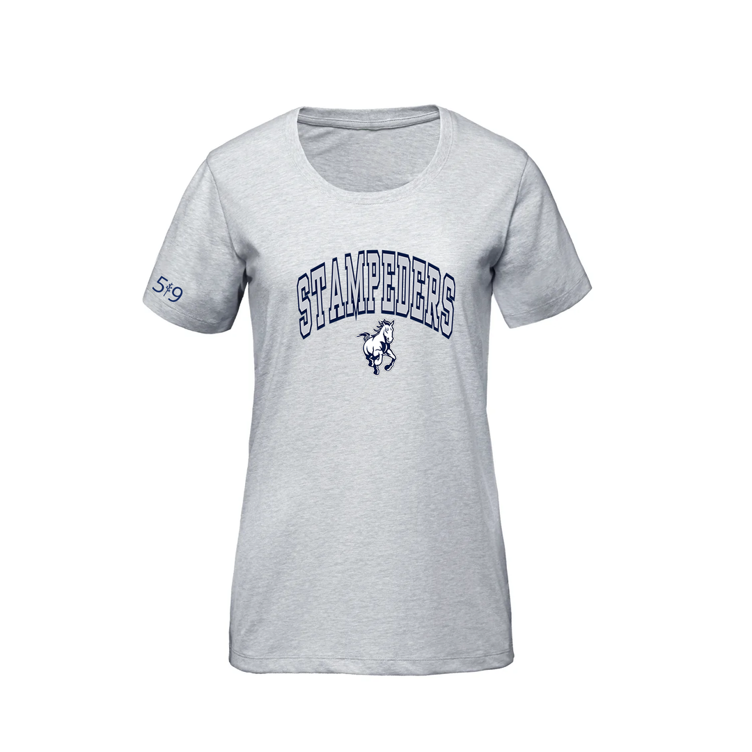 STAMPEDERS VARSITY PREMIUM TEE (WOMENS)