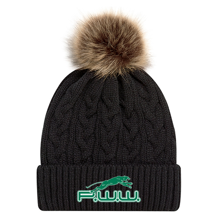 PWW EMBROIDERED FAUX FUR TOQUE