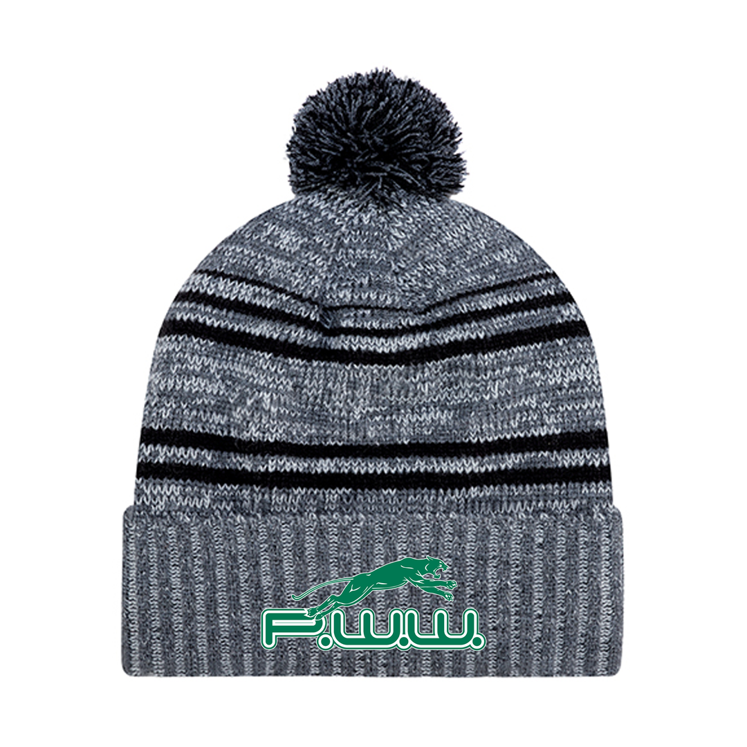 PWW EMBROIDERED POM-POM TOQUE