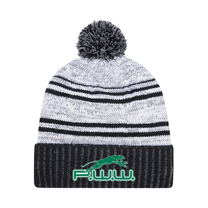 PWW EMBROIDERED POM-POM TOQUE