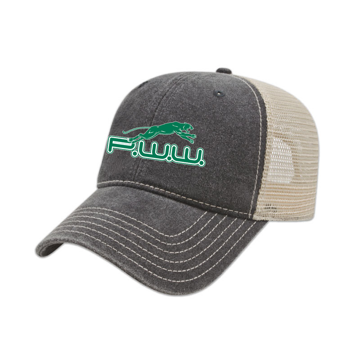 PWW EMBROIDERED VINTAGE TRUCKER CAP