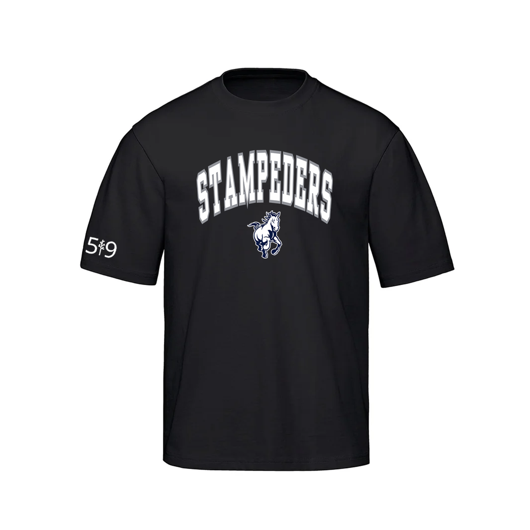 STAMPEDERS VARSITY OVERSIZED TEE (UNISEX)