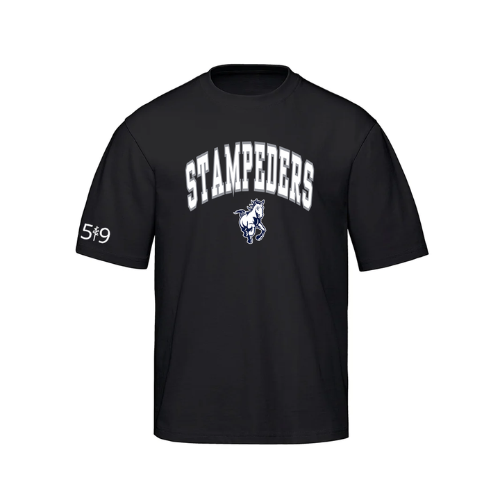 STAMPEDERS VARSITY OVERSIZED TEE (UNISEX)