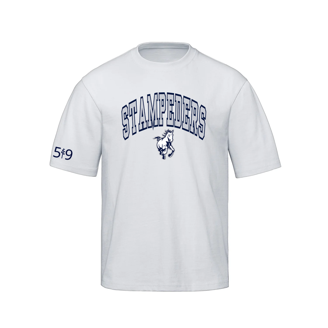 STAMPEDERS VARSITY OVERSIZED TEE (UNISEX)
