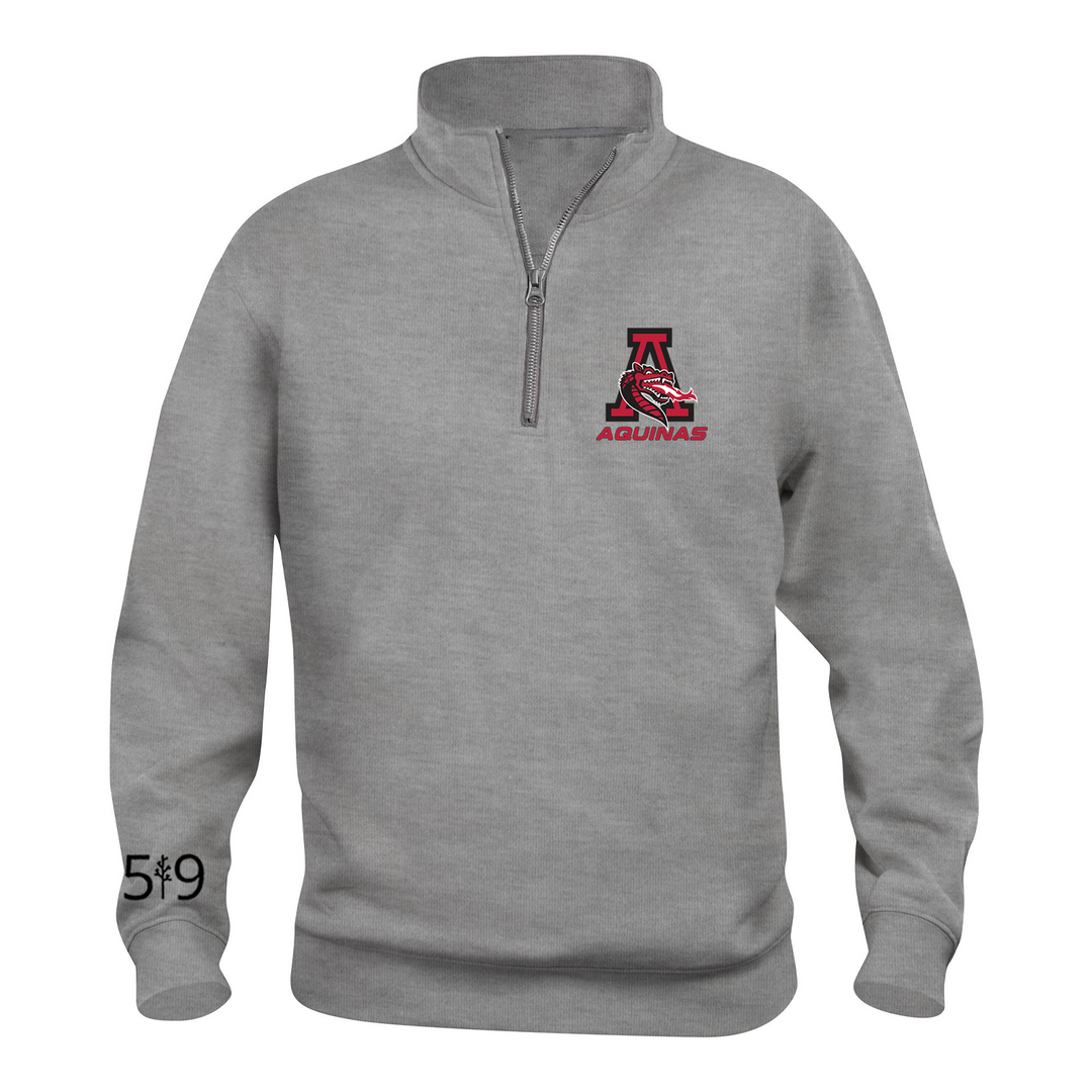 AQUINAS DRAGON 1/4 ZIP (UNISEX)