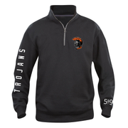 CLARKE ROAD SLEEVE LOGO 1/4 ZIP (UNISEX)