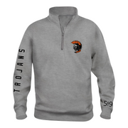 CLARKE ROAD SLEEVE LOGO 1/4 ZIP (UNISEX)