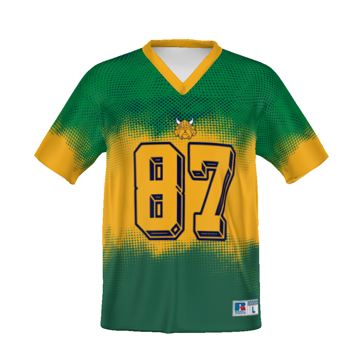 CUSTOMIZABLE YOUTH FLAG FOOTBALL JERSEY #R095ZB