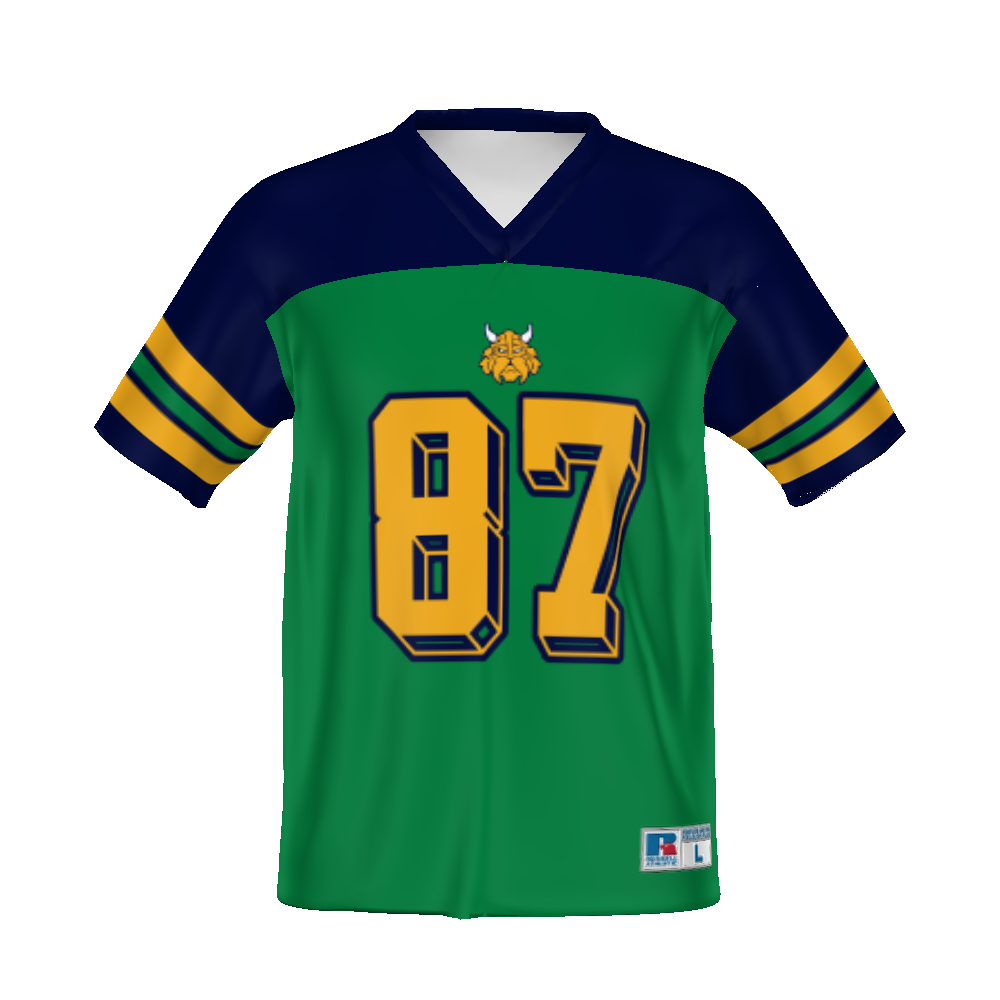 CUSTOMIZABLE YOUTH FLAG FOOTBALL JERSEY #R095ZB