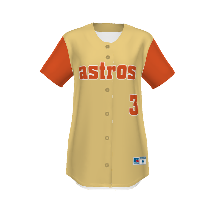 CUSTOMIZABLE LADIES SOFTBALL JERSEY #R45VTX