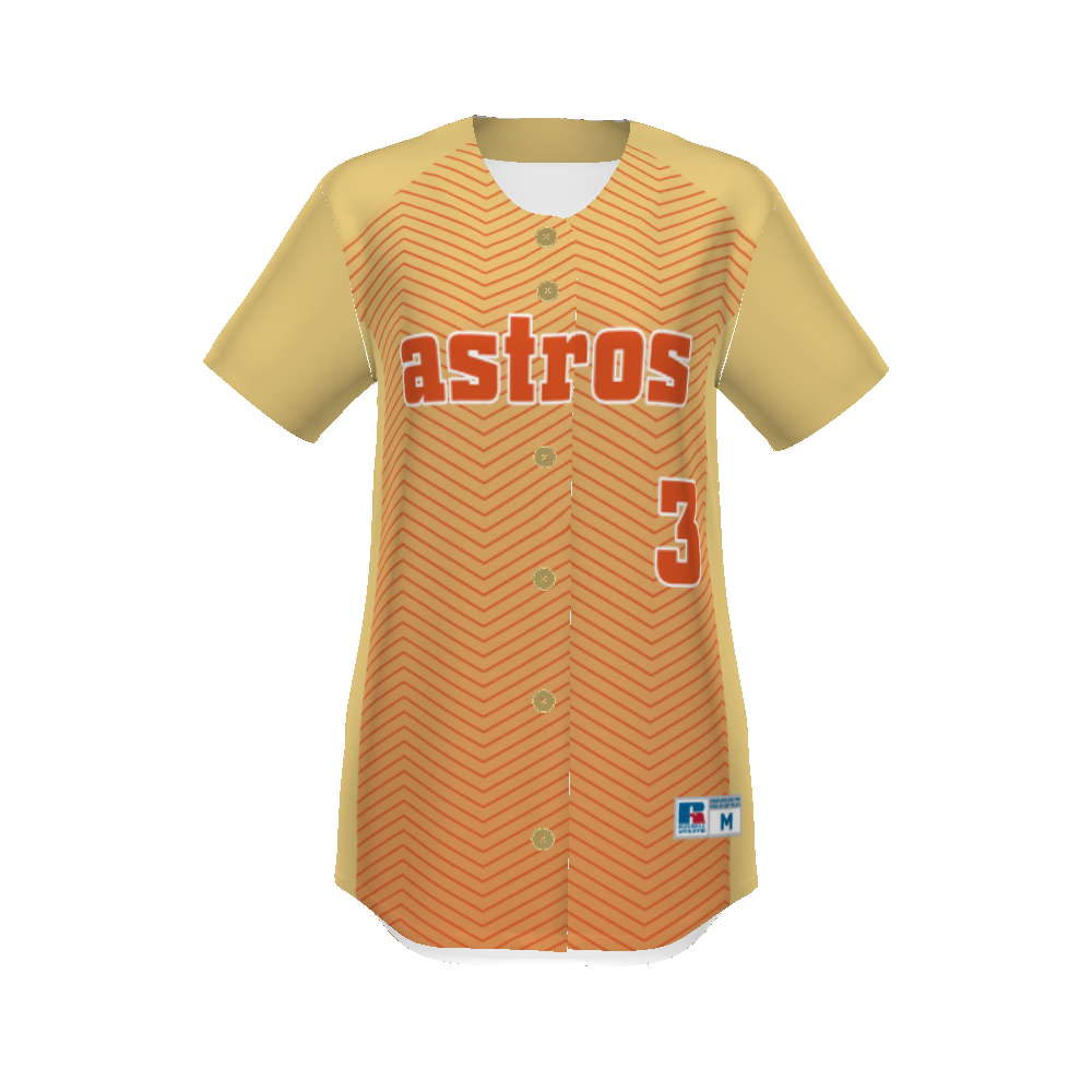 CUSTOMIZABLE LADIES SOFTBALL JERSEY #R45VTX