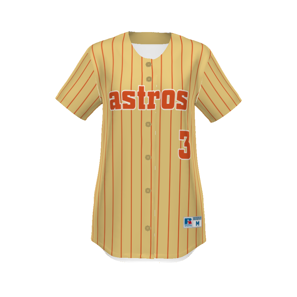 CUSTOMIZABLE LADIES SOFTBALL JERSEY #R45VTX