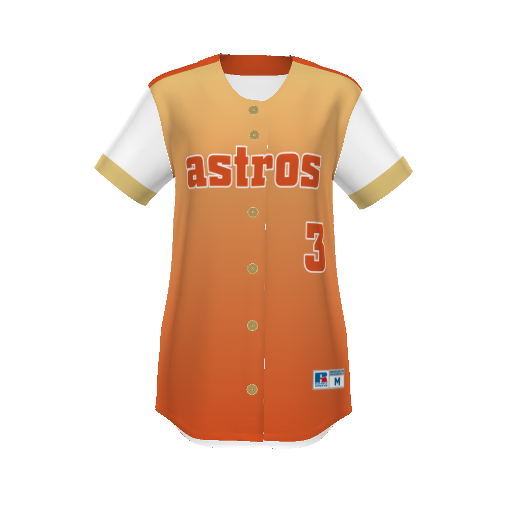CUSTOMIZABLE LADIES SOFTBALL JERSEY #R45VTX