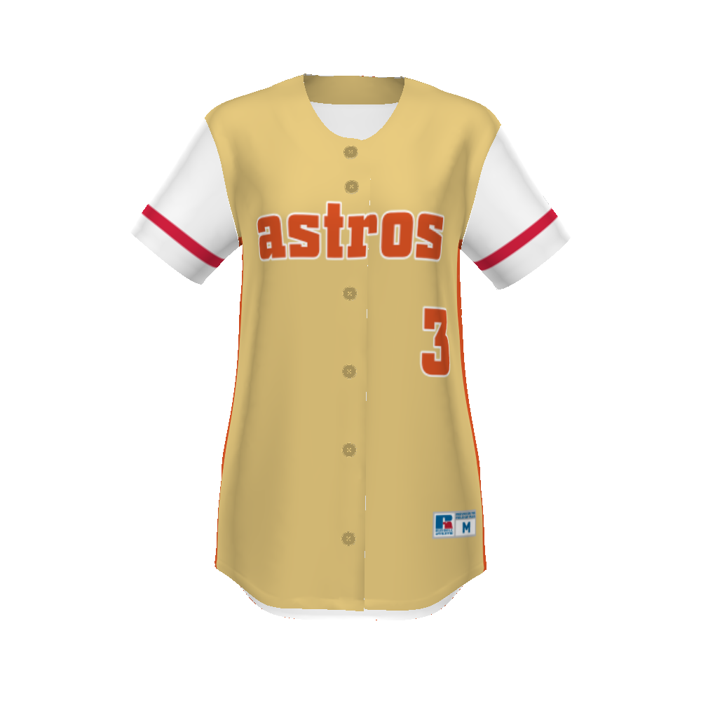 CUSTOMIZABLE LADIES SOFTBALL JERSEY #R45VTX