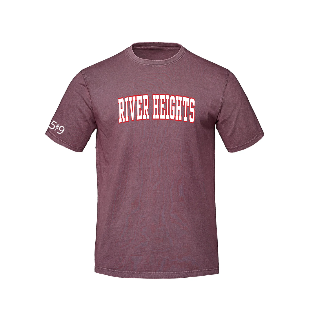 RIVER HEIGHTS VARSITY RETRO TEE (UNISEX)