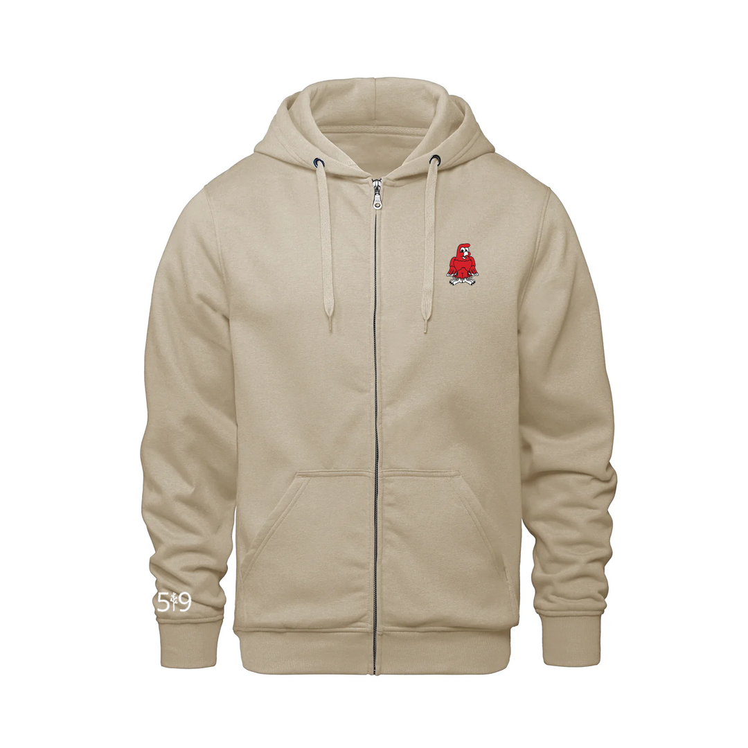 RIVER HEIGHTS EMBROIDERED ZIP-UP HOODIE (UNISEX)