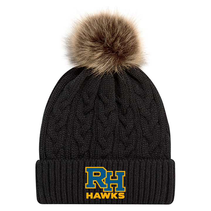 RICK HANSEN EMBROIDERED FAUX FUR TOQUE