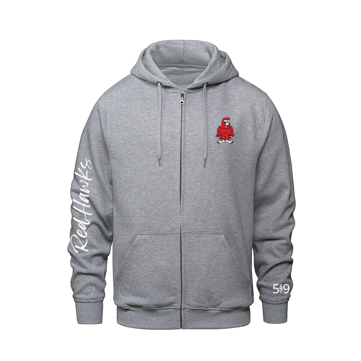RIVER HEIGHTS SIGNATURE SLEEVE ZIP-UP HOODIE (UNISEX)