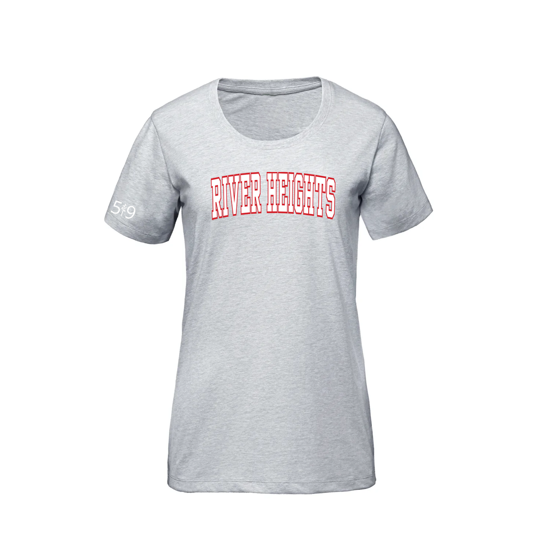 RIVER HEIGHTS VARSITY PREMIUM TEE (WOMENS)