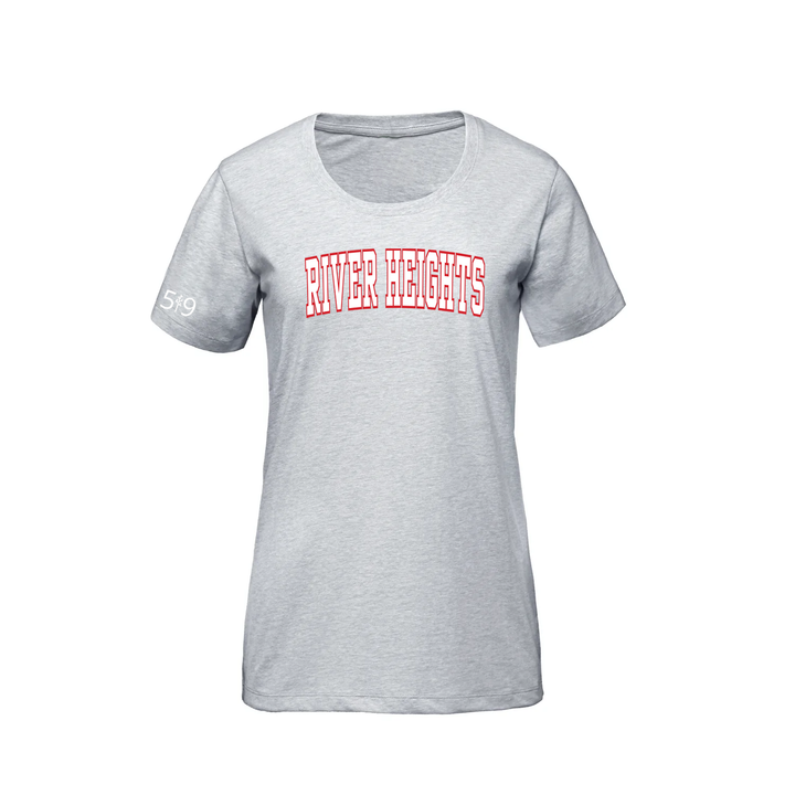 RIVER HEIGHTS VARSITY PREMIUM TEE (WOMENS)