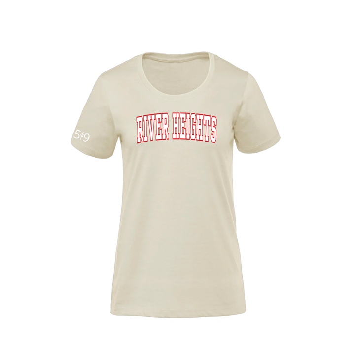 RIVER HEIGHTS VARSITY PREMIUM TEE (WOMENS)