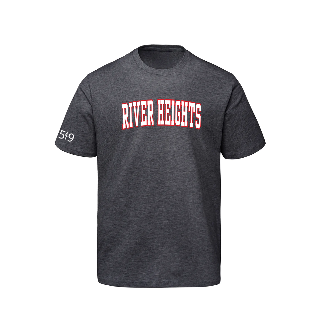 RIVER HEIGHTS VARSITY TEE (MENS)