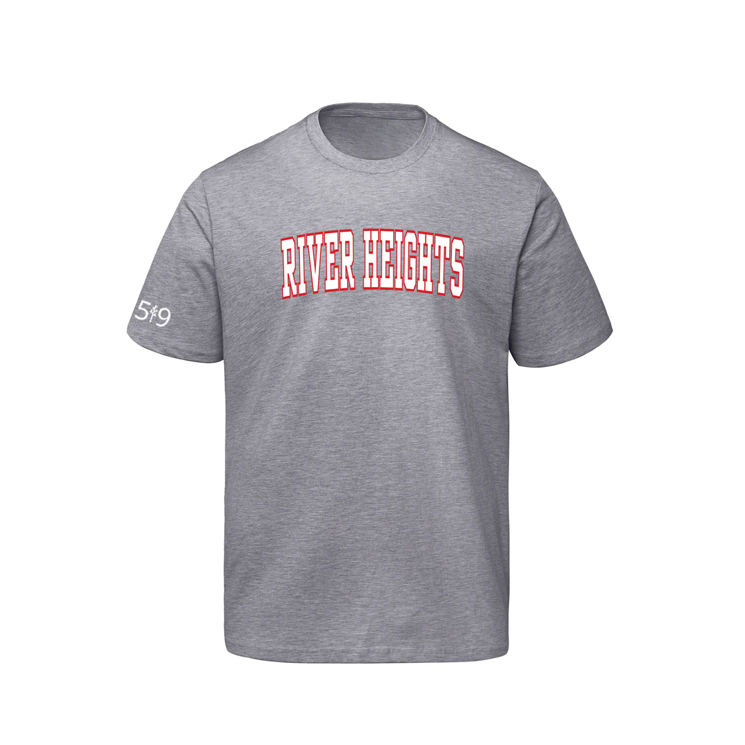 RIVER HEIGHTS VARSITY TEE (MENS)