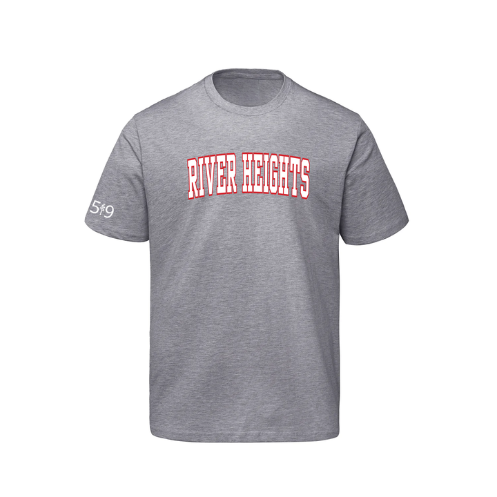 RIVER HEIGHTS VARSITY TEE (MENS)