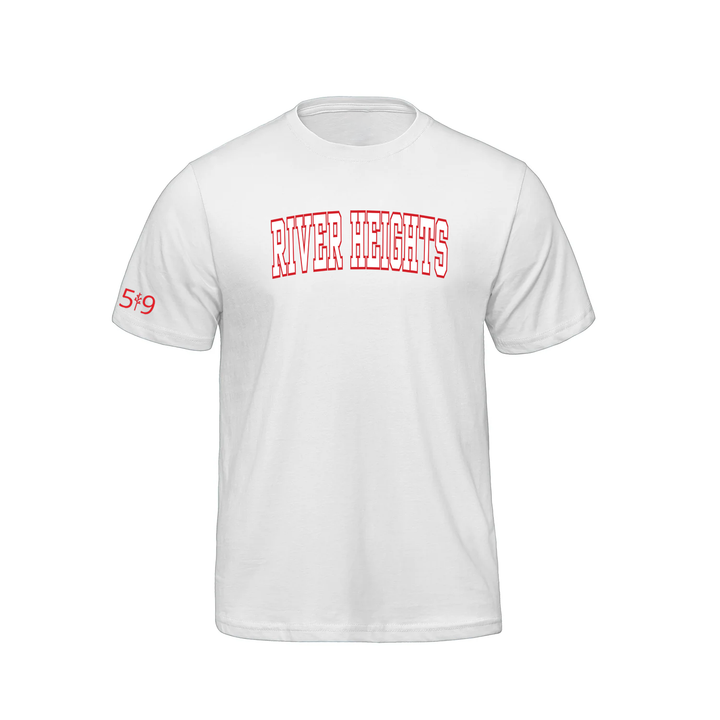 RIVER HEIGHTS VARSITY TEE (MENS)